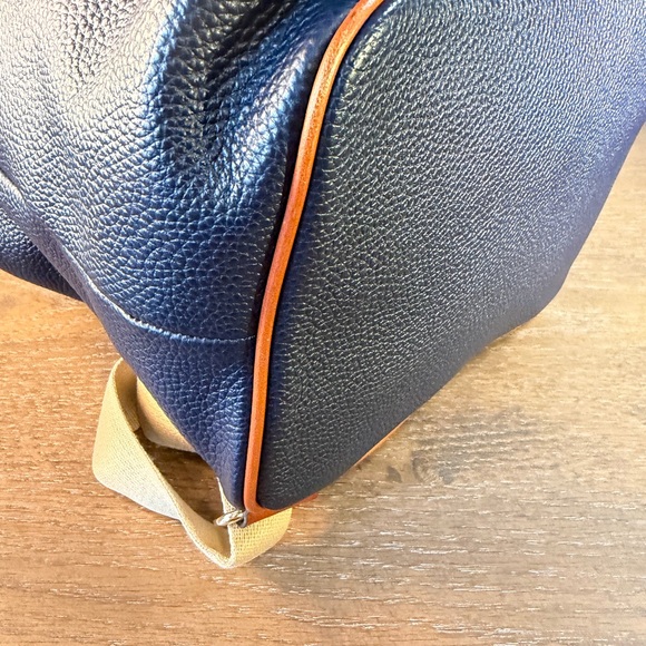Dooney & Bourke Large Navy Pebbled Leather Murphy Backpack main image 4